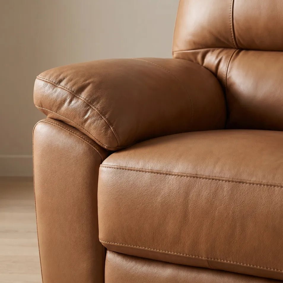 caramel-leather-accent-chair