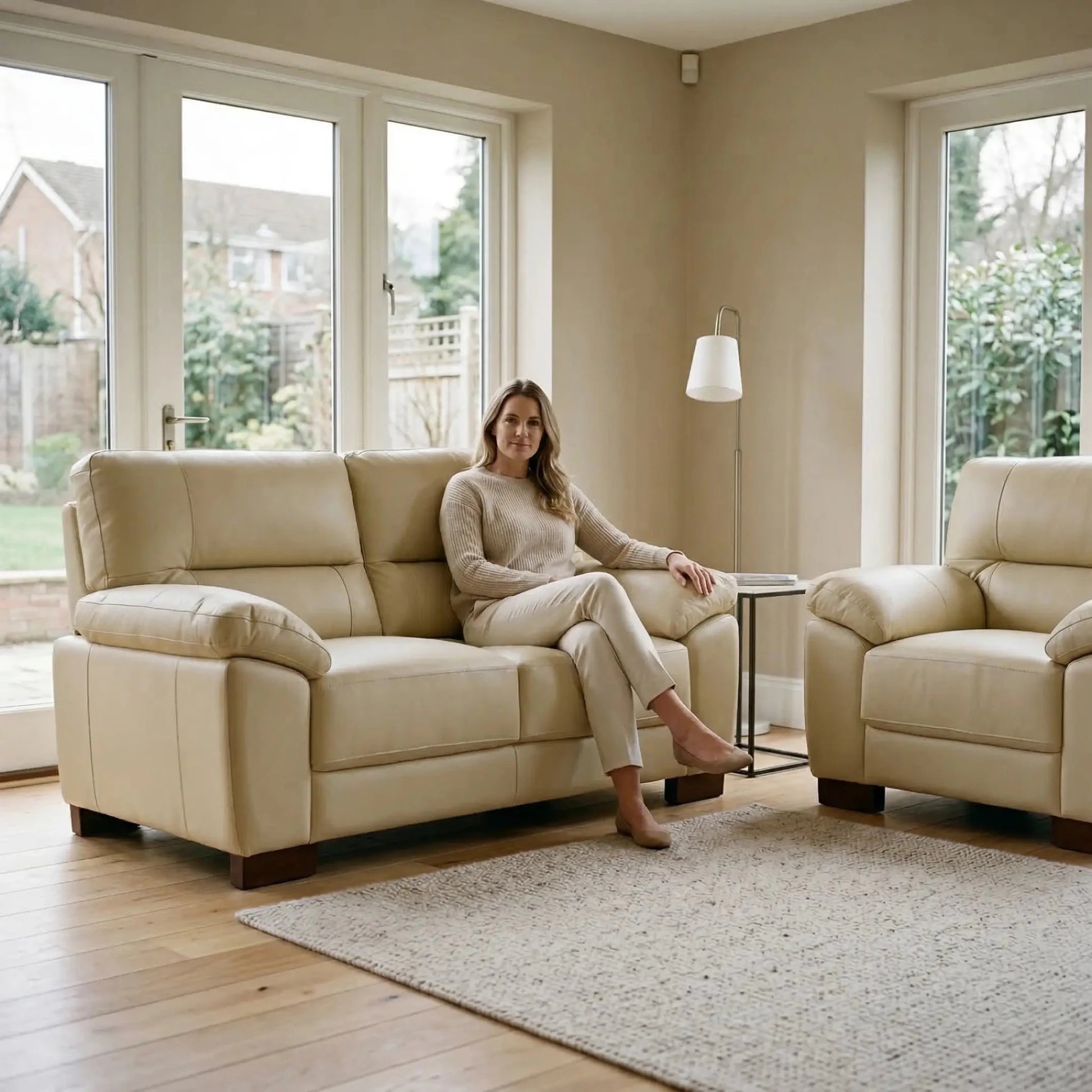 cream-2-1-seater-leather-sofa-set