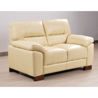 Dalmore Cream 2 Seater Sofa – Angled view in a stylish roomset setting