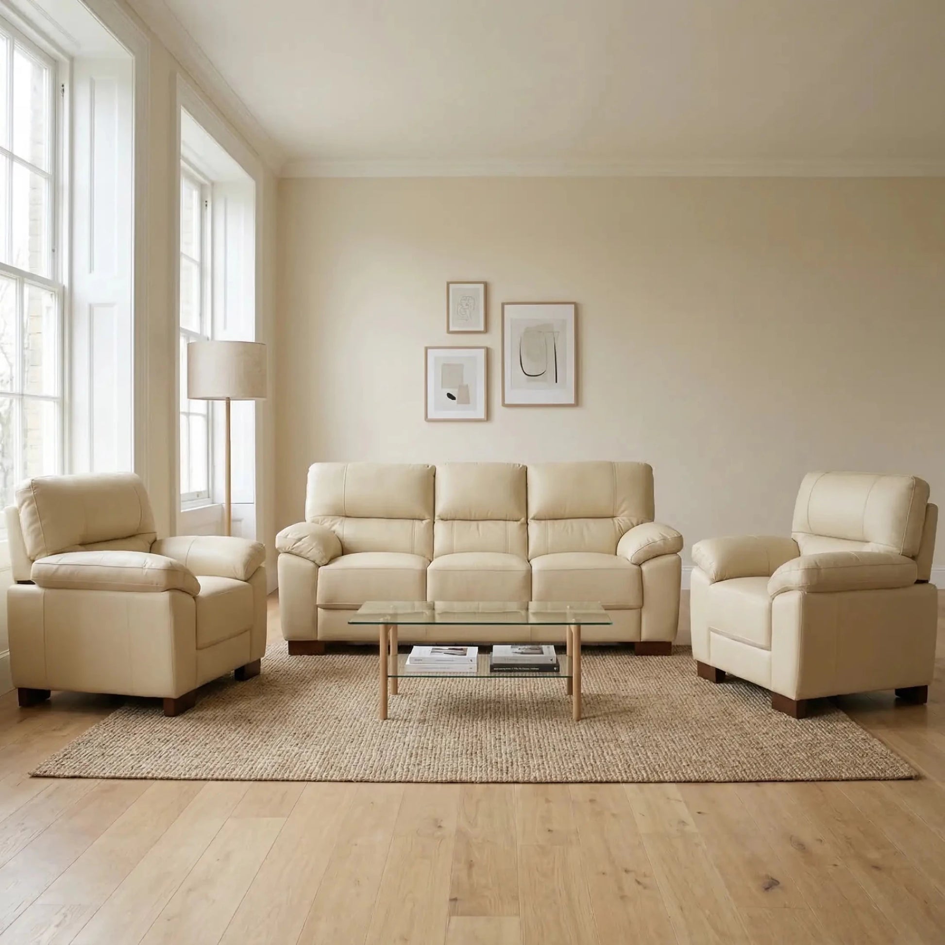 cream-3-1-1-seater-leather-sofa-set