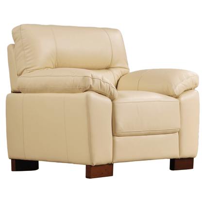 Dalmore Cream Armchair – Angled view on a clean white background