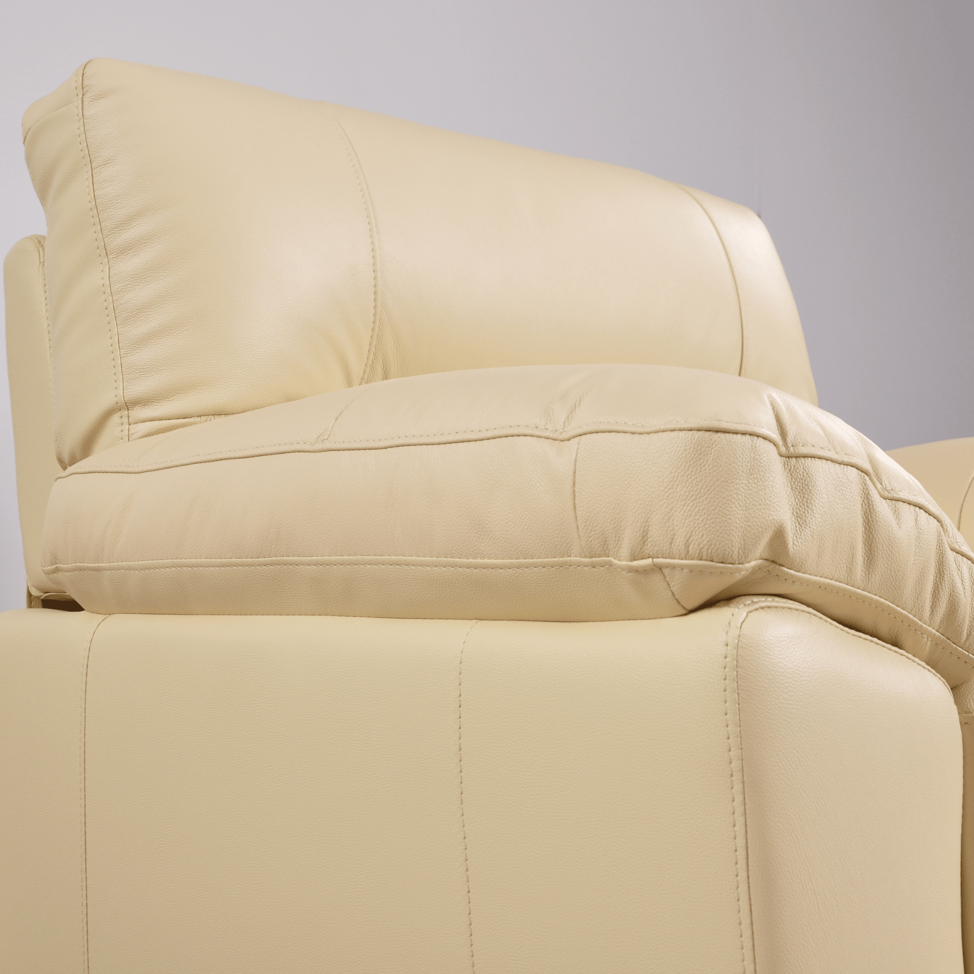 Dalmore Cream Armchair – Close-up view showing upholstery texture and design details