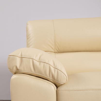 Dalmore Cream Armchair – Close-up view highlighting fabric texture and stitching details