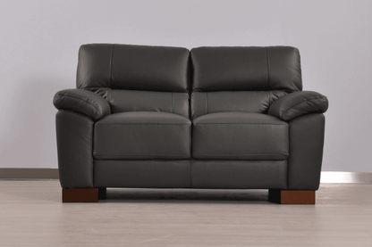 Dalmore Genuine Leather Grey 2+1+1 Seater Sofa Set