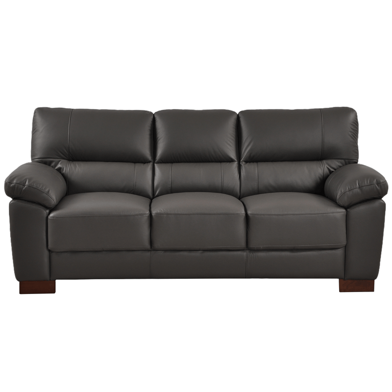 Dalmore Grey 3 Seater Sofa – Front-facing view on a clean white background, modern and comfortable design.