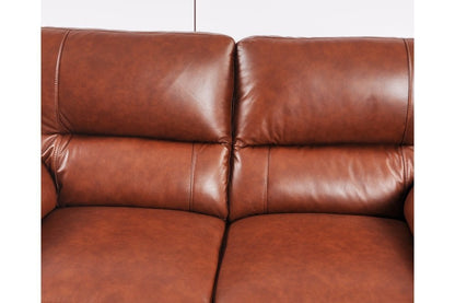 Dalmore Genuine Leather Tan 2+1+1 Seater Sofa Set