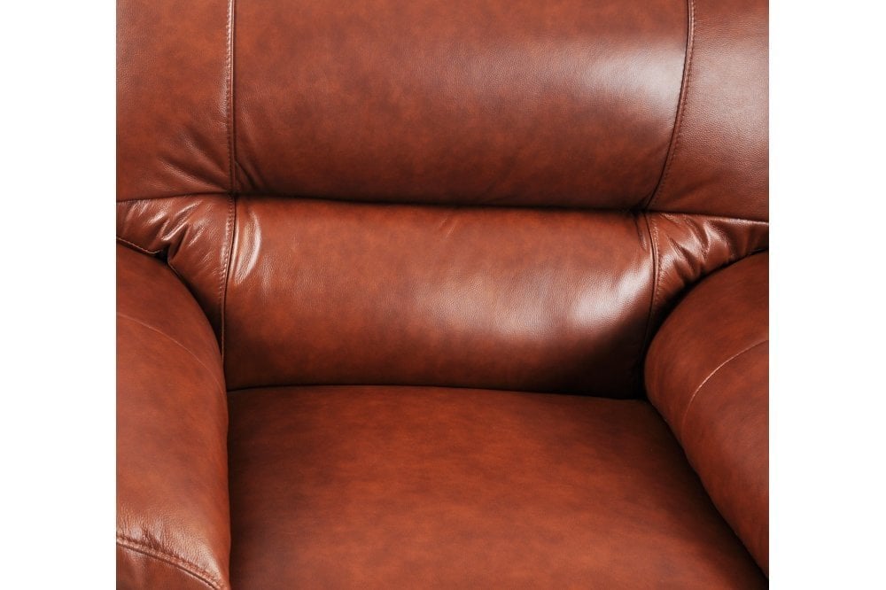 Dalmore Genuine Leather Tan 2+1+1 Seater Sofa Set