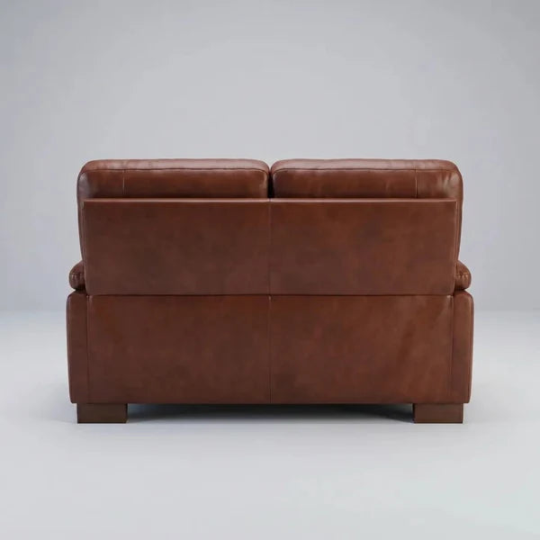 Dalmore Genuine Leather Tan 2+2 Seater Sofa Set