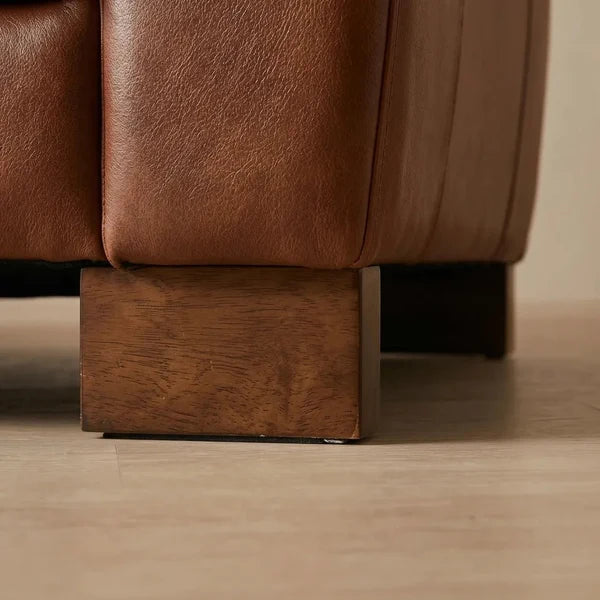 Dalmore Genuine Leather Tan 2+2 Seater Sofa Set