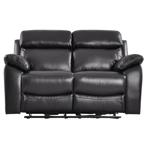 Dandrea Genuine Leather Black  Electric Power Recliner 2 Seater