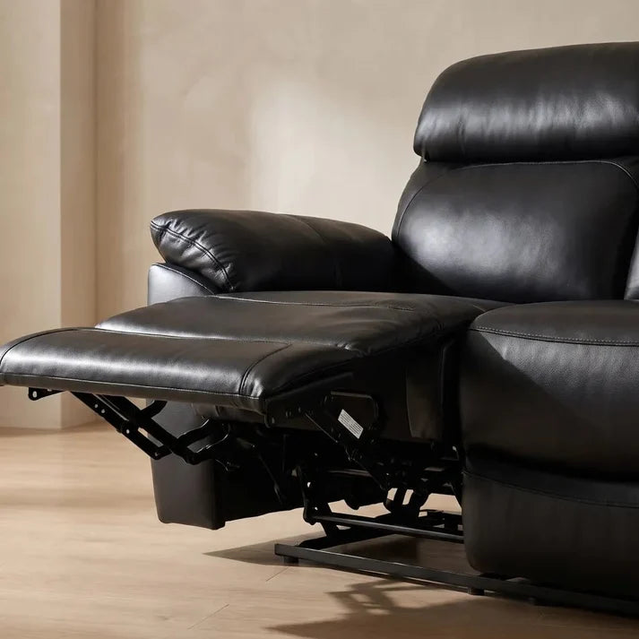 Dandrea Black 3+1+1 Seater Sofa Set
