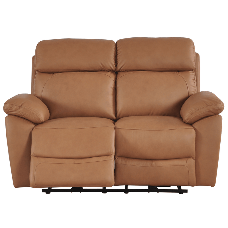 Dandrea Genuine Leather Caramel Electric Power Recliner 3+2+1 Seater Sofa Set - Furniture Instore