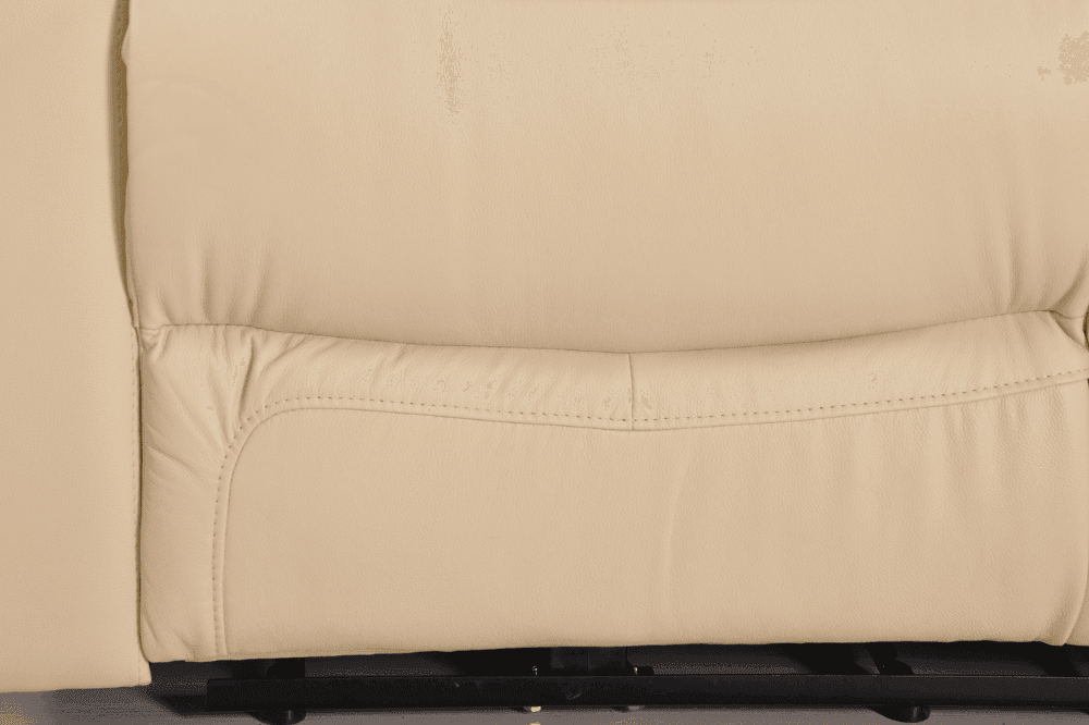 Dandrea Genuine Leather Cream Electric Power Recliner 2+1 Seater Sofa Set