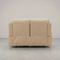 Leather Cream Electric Recliner 2+2 Seater Sofa Set
