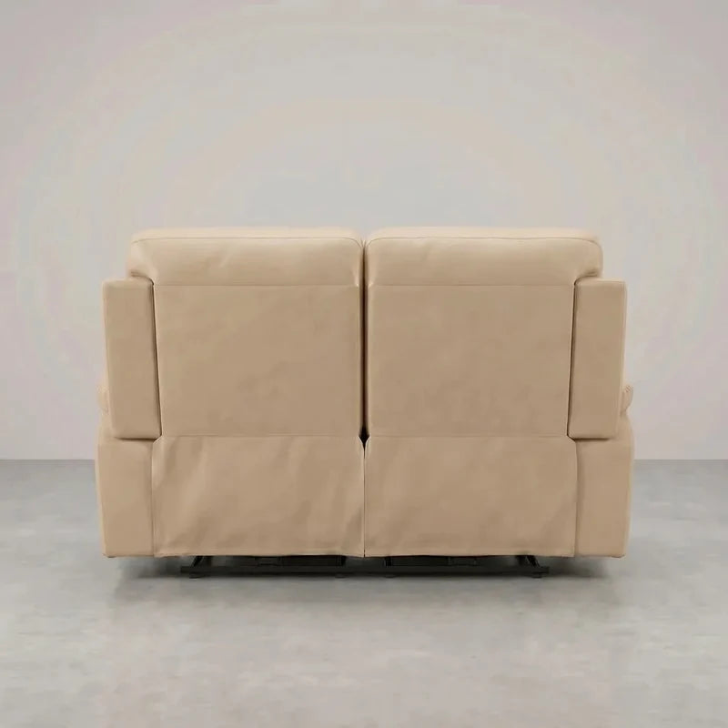 Leather Cream Electric Recliner 2+2 Seater Sofa Set