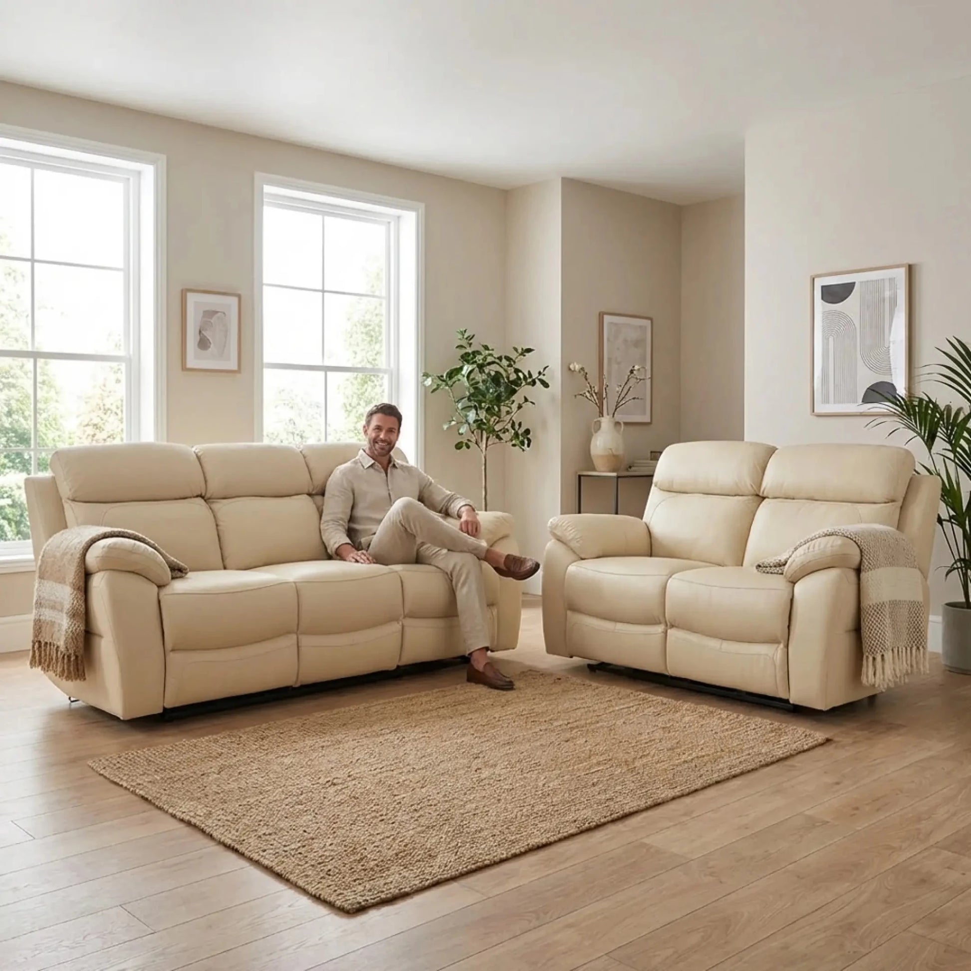 dandrea-genuine-leather-cream-recliner-sofa-set