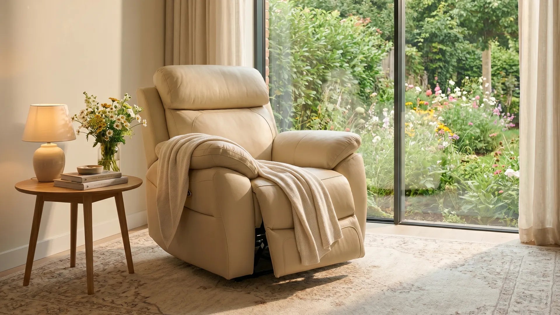 dandrea-genuine-leather-cream-electric-power-recliner-armchair