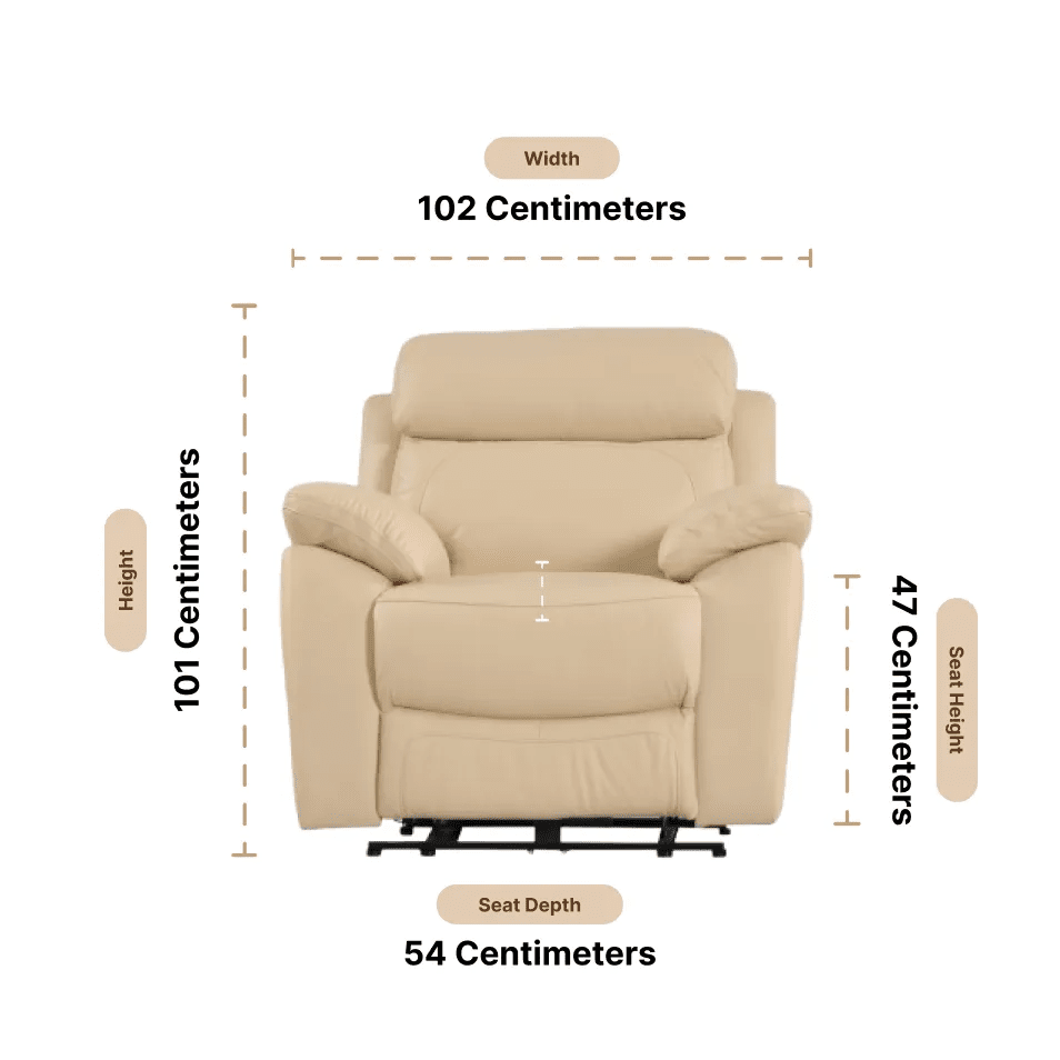 dandrea-genuine-cream-leather-electric-armchair