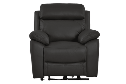 Dandrea Genuine Leather Grey Electric Power Recliner 2+1+1 Seater Sofa  Set