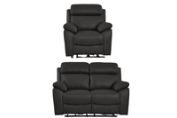 Dandrea Genuine Leather Grey Electric Power Recliner 2+1 Seater Sofa Set