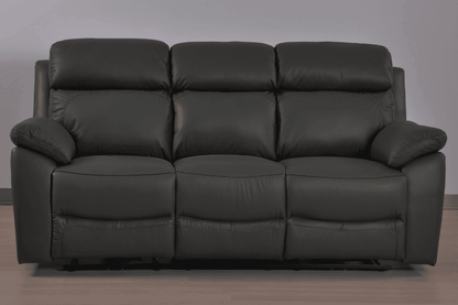 Dandrea Genuine Leather Grey Electric Power Recliner 3+3 Seater Sofa Set
