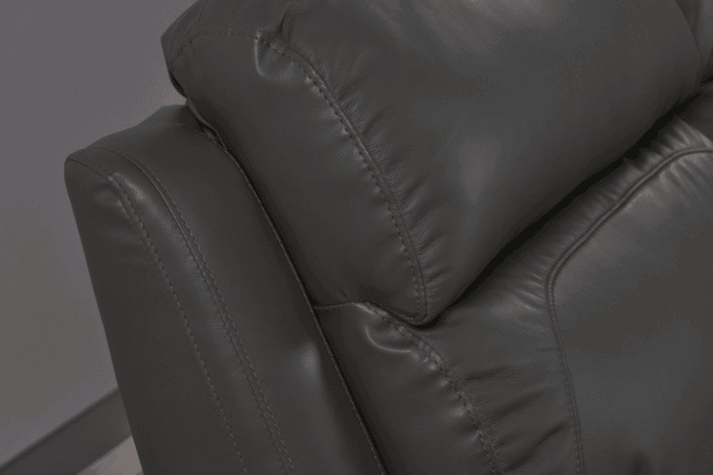Dandrea Genuine Leather Grey Electric Power Recliner 3+3 Seater Sofa Set