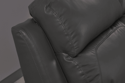 Dandrea Genuine Leather Grey Electric Power Recliner 3+3 Seater Sofa Set
