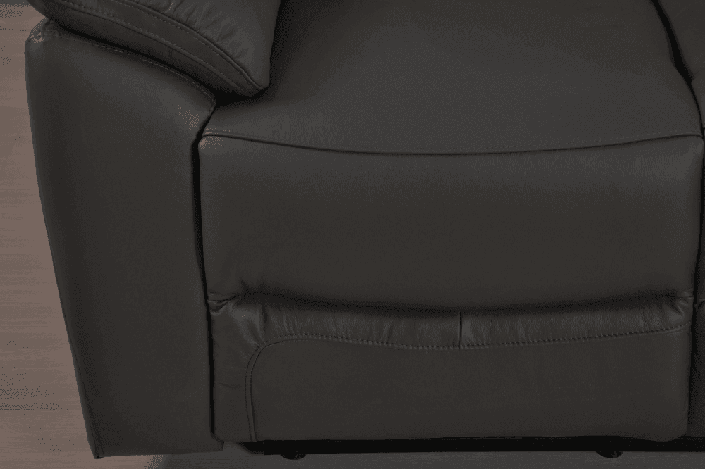Dandrea Genuine Leather Grey Electric Power Recliner 3+3 Seater Sofa Set