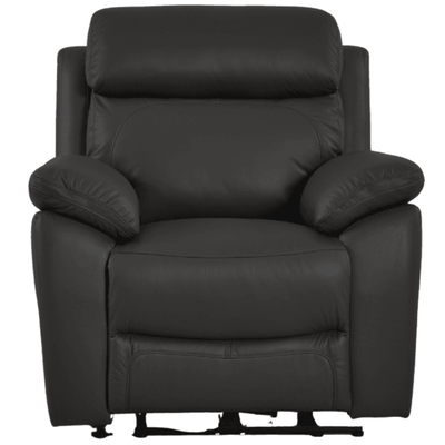 Dandrea Genuine Leather Grey Electric Power Recliner Armchair