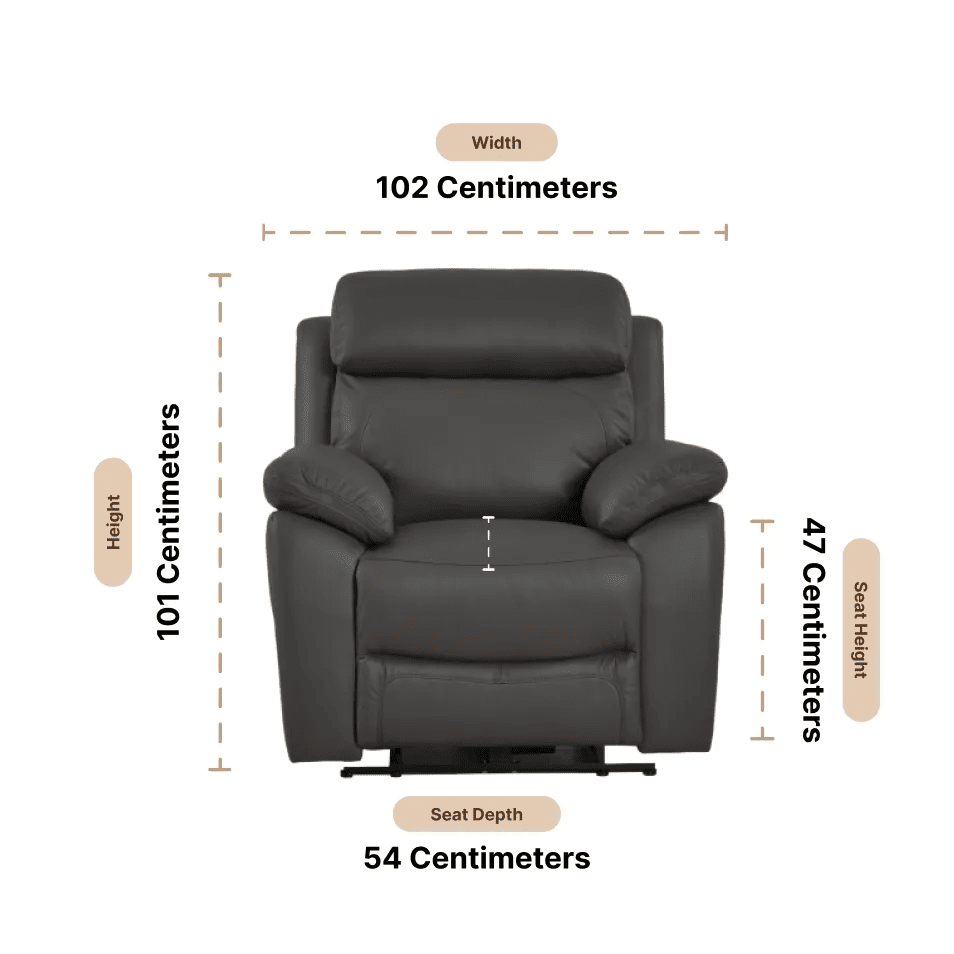 dandrea-genuine-grey-leather-electric-armchair