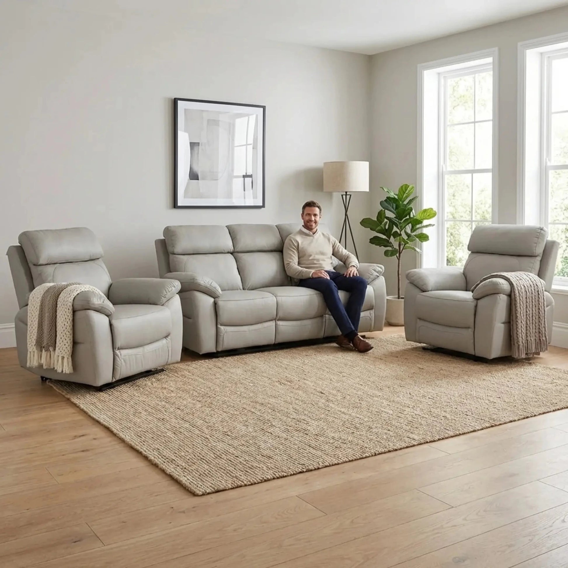dandrea-light-grey-electric-recliner-armchair-sofa-set