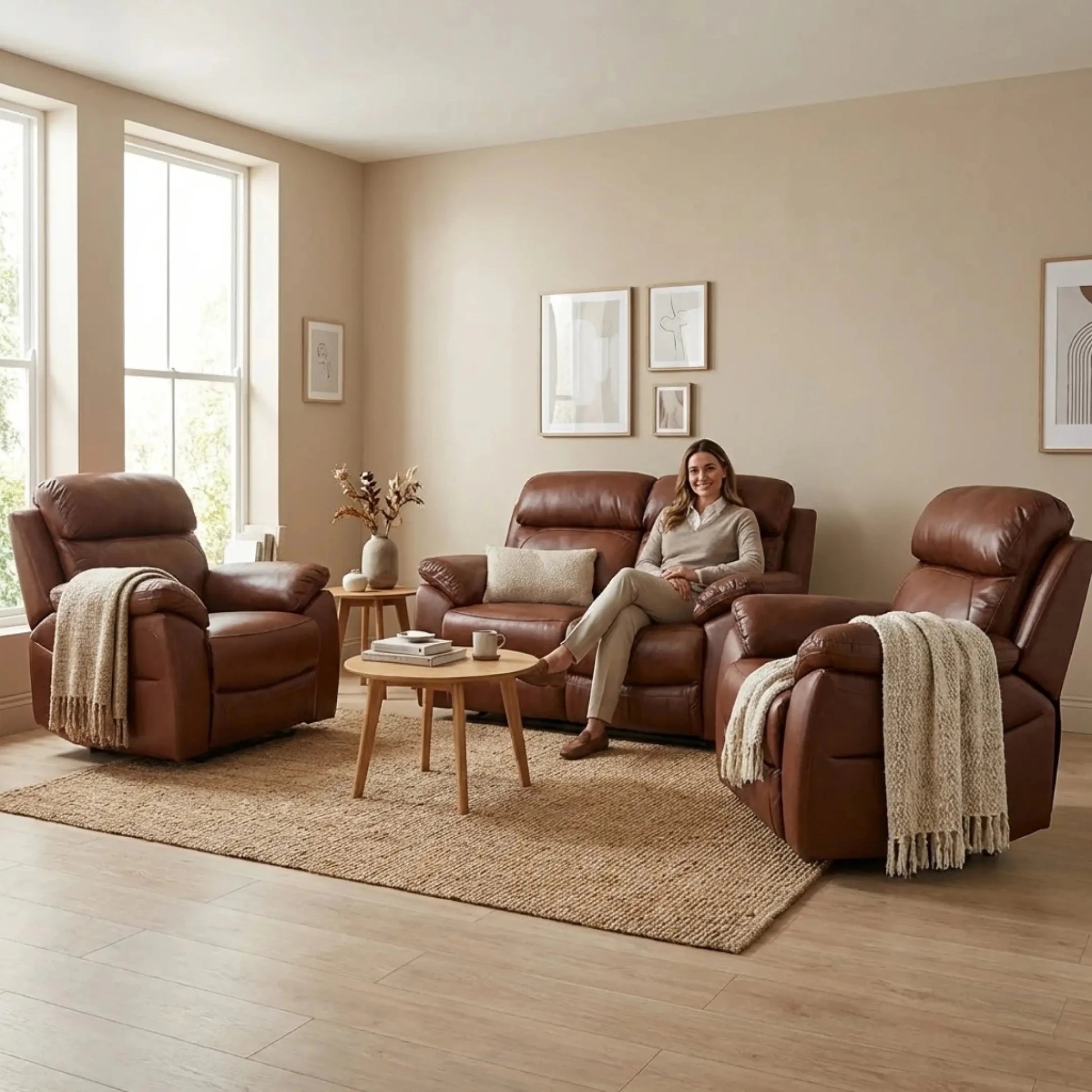 dandrea-genuine-leather-tan-recliner-armchair-sofa-set
