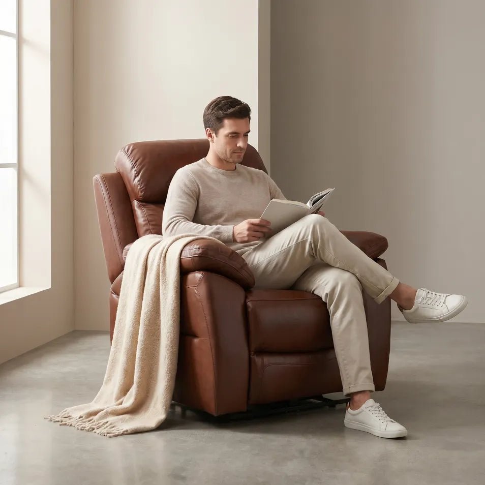 dandrea-tan-power-recliner-leather-armchair