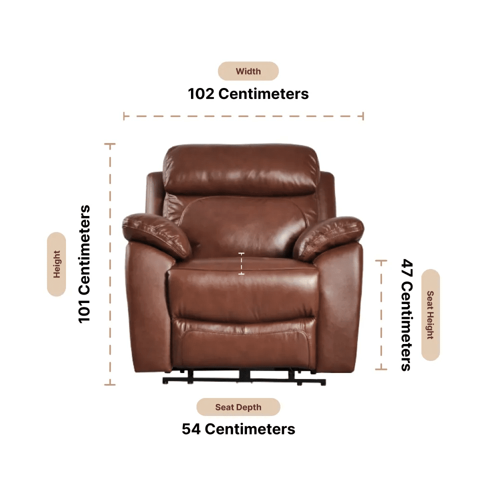 dandrea-genuine-tan-leather-electric-armchair
