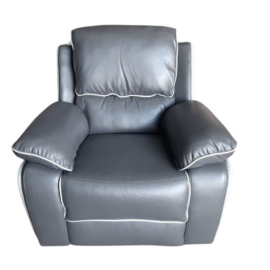 Outlet Holden Dark Grey/ Light Grey Manual Recliner Armchair