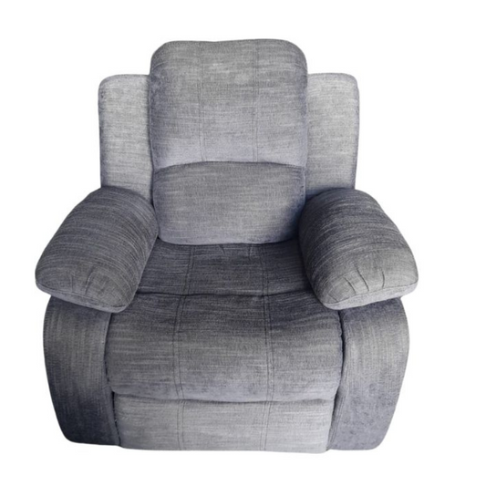 Outlet Valencia  Grey Charcoal Fabric Armchair