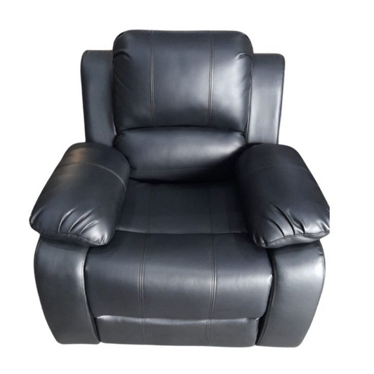 Outlet Valerie Black Leather Armchair