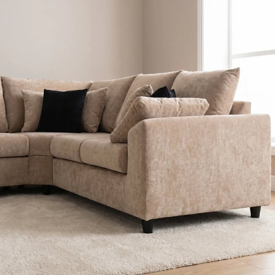 Euphoria Light Brown Corner 2r2 - Furniture Instore