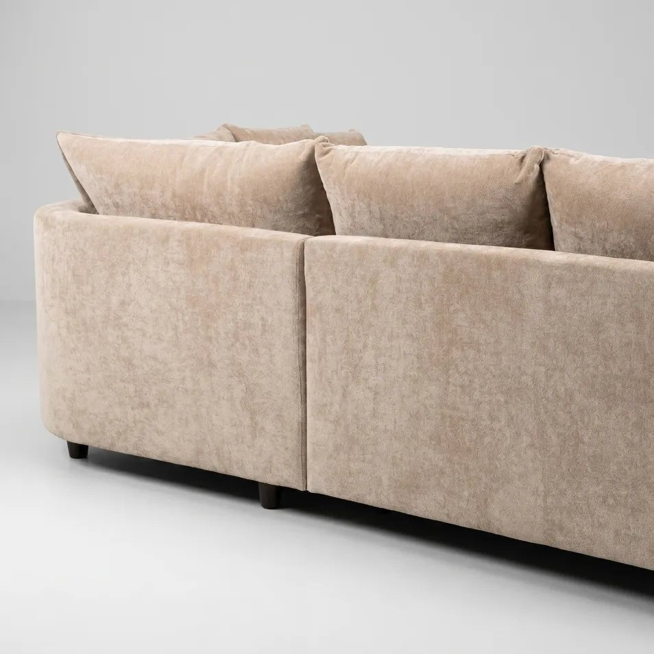 Euphoria Light Brown Corner 2r2 - Furniture Instore