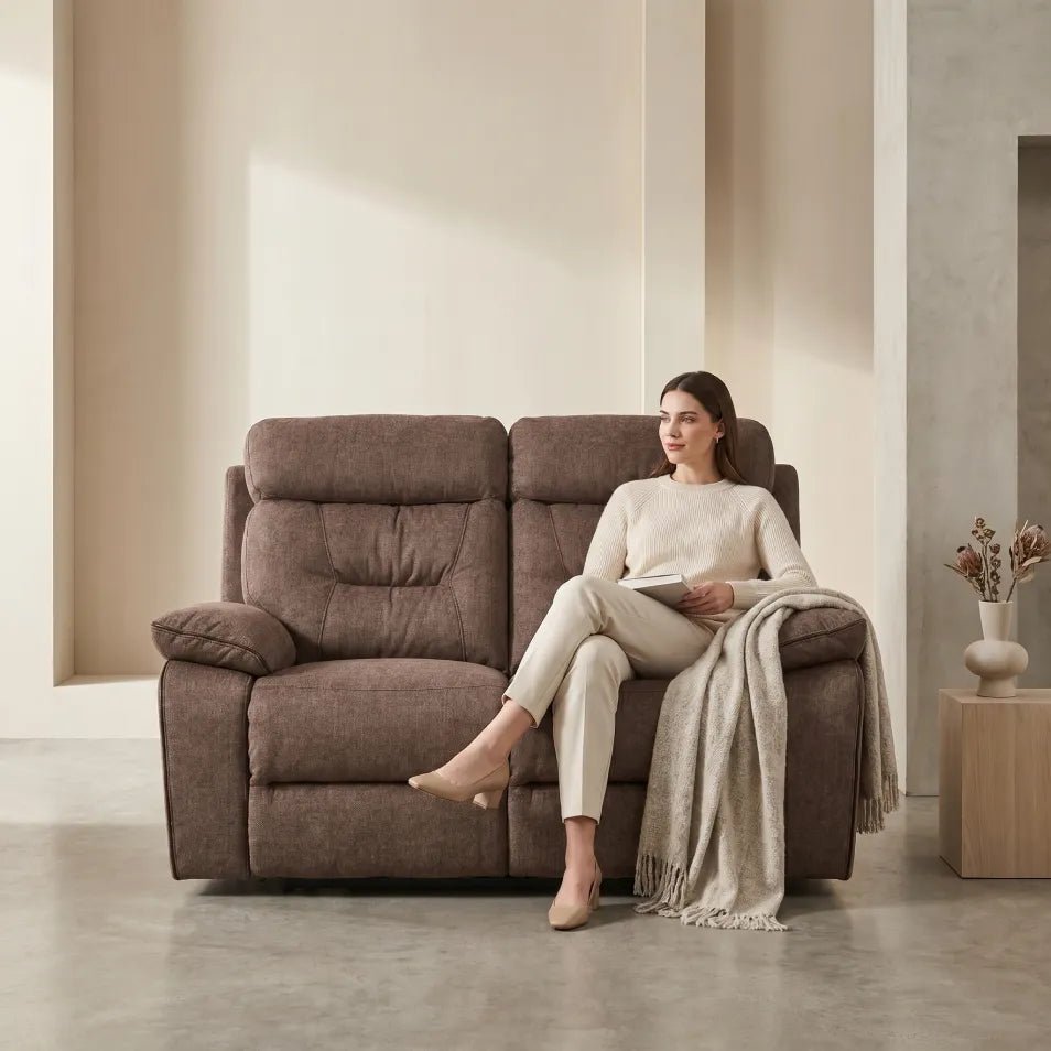 foster-brown-fabric-electric-recliner-2-seater-sofa