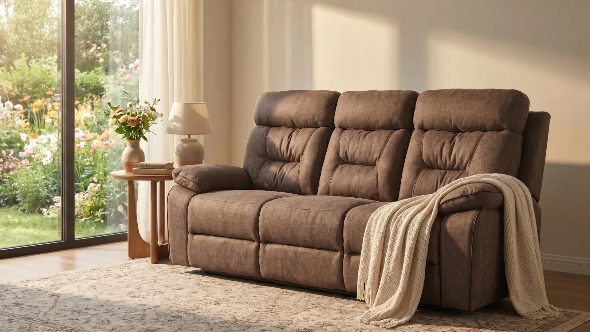 foster-brown-fabric-reclining-3-seater-sofa