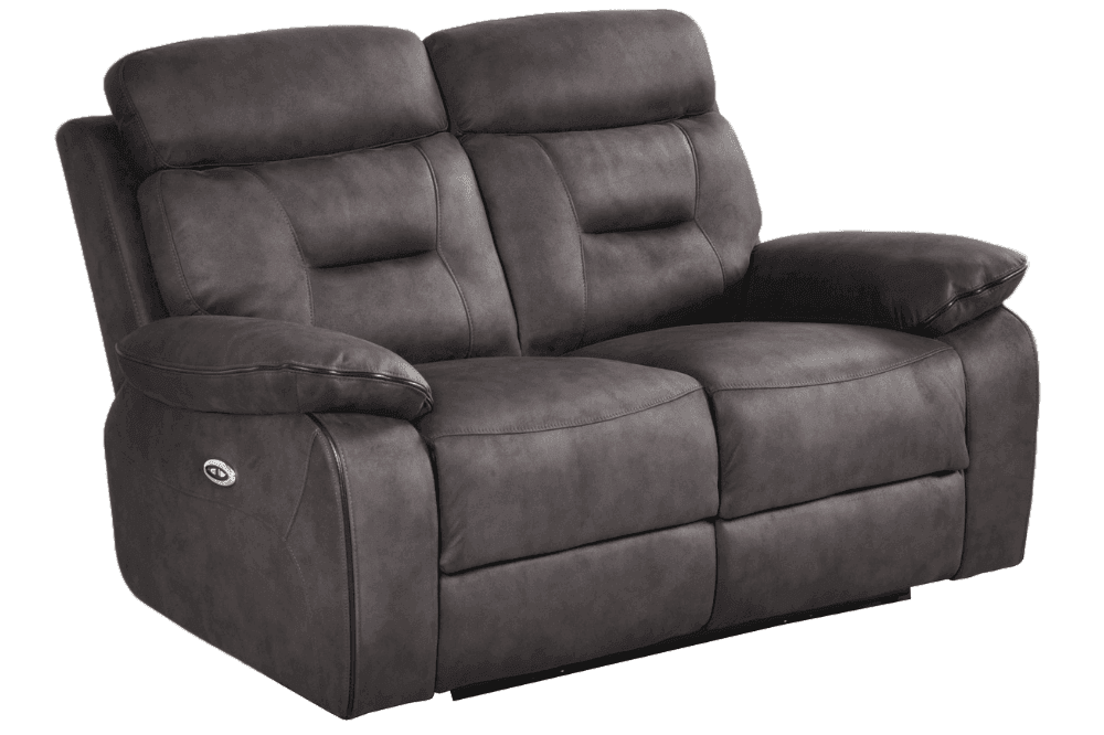 Foster Grey Fabric Electric Recliner 2+1+1 Seater Sofa Set