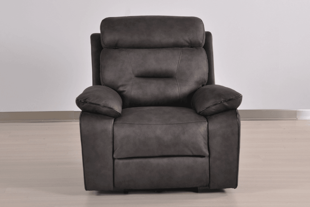 Foster Grey Fabric Electric Recliner 2+1 Seater Sofa Set
