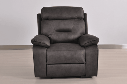 Foster Grey Fabric Electric Recliner 2+1 Seater Sofa Set
