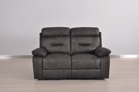 Foster Dark Grey Fabric Electric Recliner 2 Seater Sofa - Furniture Instore