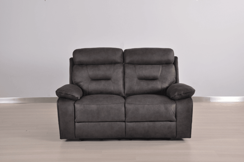 Foster Dark Grey Fabric Electric Recliner 2 Seater Sofa - Furniture Instore