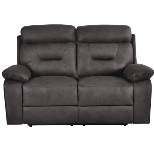Foster Dark Grey Fabric Electric Recliner 2 Seater Sofa