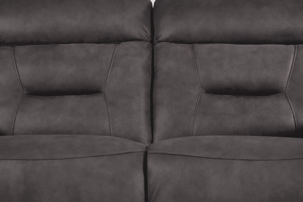 Foster Grey Fabric Electric Recliner 3+1+1 Seater Sofa Set