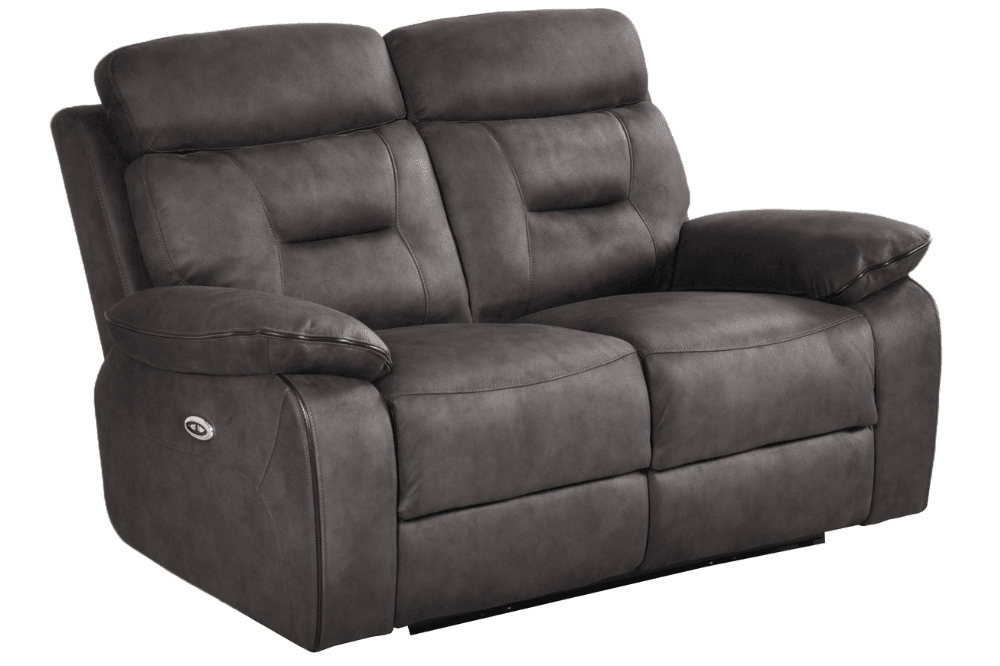 Foster Grey Fabric Electric Recliner 3+2 Seater Sofa Set