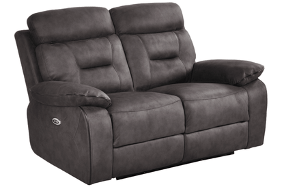 Foster Grey Fabric Electric Recliner 3+2 Seater Sofa Set